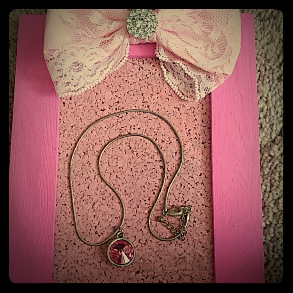 Swarvoski gem necklace